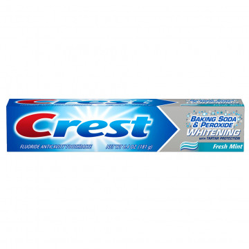 Купить - Crest Baking Soda&Peroxide Whitening Fresh Mint - Отбеливающая зубная паста с содой и пероксидом