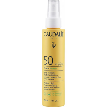 Купить - Caudalie Vinosun Protect Spray Invisible SPF50 - Солнцезащитный спрей для лица и тела