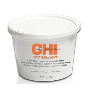 Купить - Chi Deep Brilliance No Base Sodium Hydroxide Conditioning Relaxer - Normal - Система релаксации структурированных волос - нормальная 450 г