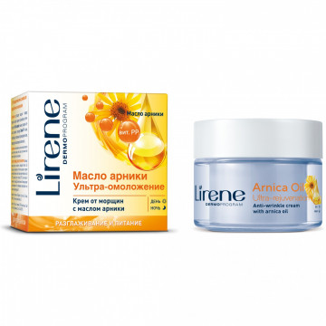 Купить - Lirene Arnica Oil Cream - Крем от морщин с маслом арники «Ультра-омоложение»