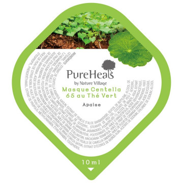 Купить - PureHeal's Centella 65 Green Tea Pack - Восстанавливающая маска с экстрактами центеллы и зеленого чая