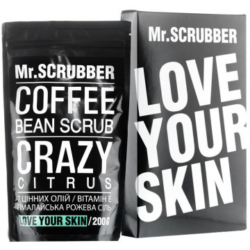 Купить - Mr.Scrubber Crazy Citrus Coffee Bean Scrub - Кофейный скраб для тела