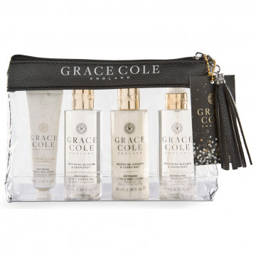 Купить - Grace Cole Travel Set Nectarine Blossom&Grapefruit - Набор для путешествий "Нектарин и грейфрут"