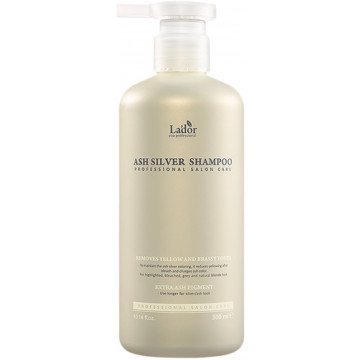 Купить - La'dor Ash Silver Shampoo для светлых волос - Увлажняющий оттеночный шампунь