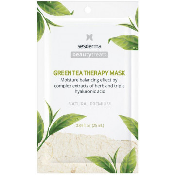 Купить - Sesderma Beauty Treats Green Tea Therapy Mask - Увлажняющая маска для лица с экстрактом зеленого чая