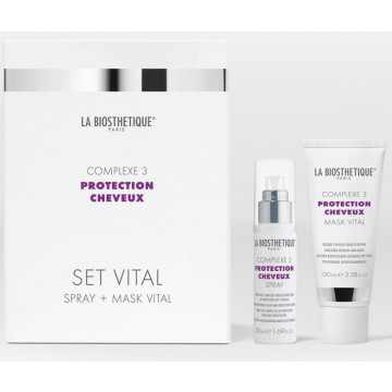 Купить - Набор La Biosthetique Protection Cheveux Complexe 3 Set Vital: Spray + Mask - Набор для глубокого восстановления очень поврежденных волос: Спрей + Маска