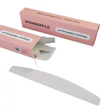 Купить - Wonderfile WFG162/180 - Клеевые файлы полумесяц, 162/24, 180 грит