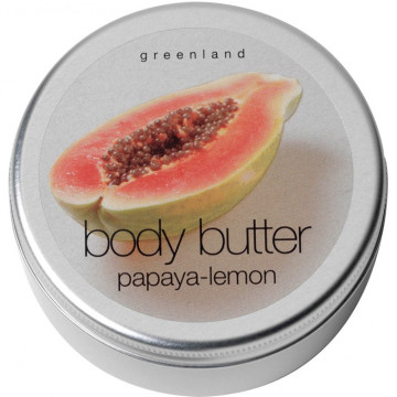 Купить - Greenland Fruit Emotions Body Butter Papaya & Lemon - Крем для тела Папайя-Лимон,