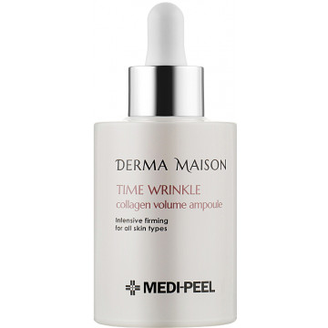 Купить - Medi Peel Derma Maison Time Wrinkle Collagen Volume Ampoule - Антивозрастная сыворотка для лица с коллагеном