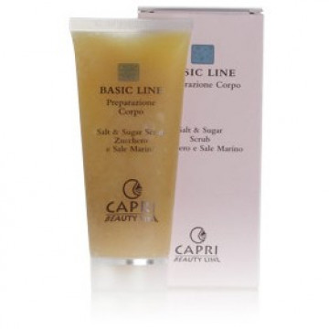 Купить - Capri Beauty Line Basic Line Salt & Sugar Sea Salt and Sugar Scrub - Скраб для тела на основе морской соли и сахара