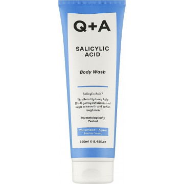 Купить - Q+A Salicylic Acid Body Wash - Очищающий гель для тела с салициловой кислотой