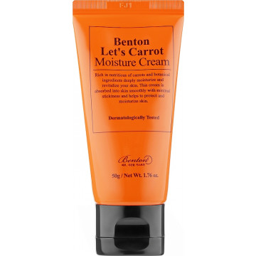 Купить - Benton Let`s Carrot Moisture Cream - Увлажняющий крем с маслом моркови