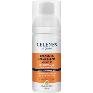 Купить - Celenes Sea Buckthorn Balancing Facial Cream - Балансирующий крем с облепихой для жирной и комбинированной кожи