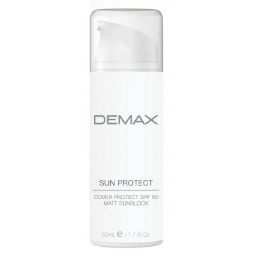 Купить - Demax Sun Protect Cover Protect Spf 50 Matt Sunblock - Защитный матирующий санблок SPF 50