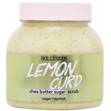 Купить - Hollyskin Shea Butter Sugar Scrub Lemon Curd - Сахарный скраб с маслом ши и перлитом