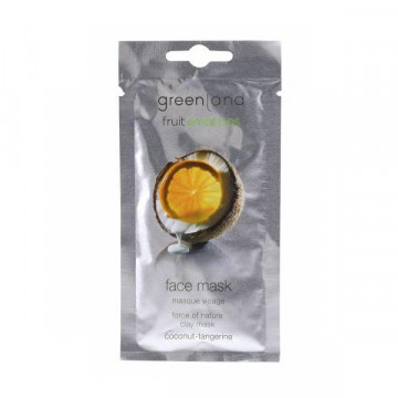 Купить - Greenland Fruit Emotions Face Mask Coconut-Tangerine - Маска для лица питательная и очищающая Кокос-Мандарин