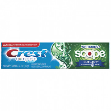 Купить - Crest Complete Multi-Benefit Whitening Scope Outlast - Отбеливающая зубная паста