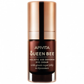 Купить - Apivita Queen Bee Holistic Age Defense Eye Cream - Крем для восстановления упругости кожи контура глаз 