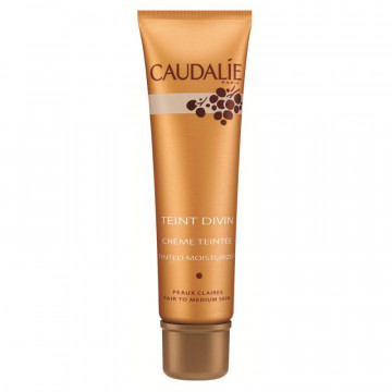 Купить - Caudalie Teint Divin Tinted Moisturizer Fair To Medium Skin - Тональный крем увлажняющий для светлой кожи