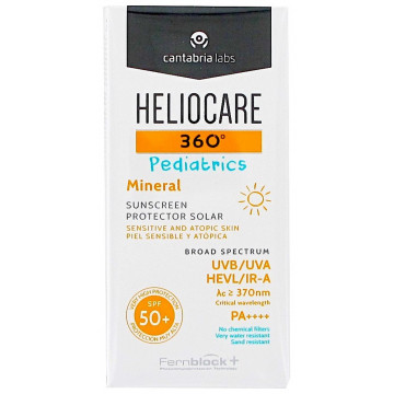 Купить - Cantabria Heliocare 360º Pediatrics Mineral SPF50+ - Детский солнцезащитный минеральный крем