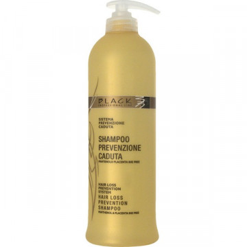 Купить - Black Professional Line Hair Loss Prevention Shampoo Panthenol + Placenta - Шампунь против выпадения волос с пантенолом и плацентой 