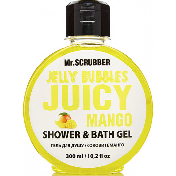 Купить - Mr.Scrubber Jelly Bubbles Shower & Bath Gel "Juicy Mango" - Гель для душа