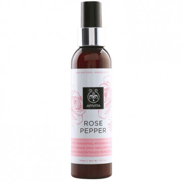 Купить - Apivita rose pepper body reshaping intensive serum - Интенсивная корректирующая сыворотка для тела "Роза и перец"