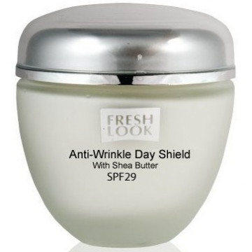 Купить - Fresh Look Anti-Wrinkle Day Shield Shea Butter SPF29 - Защитный дневной крем против морщин с маслом Ши