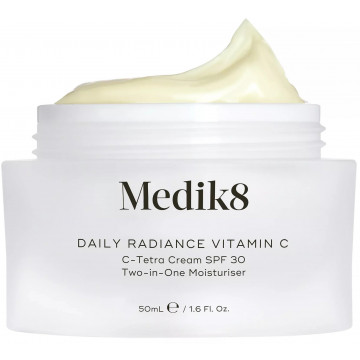 Купить - Medik8 Daily Radiance Vitamin C C-Tetra Cream SPF30 - Антиоксидантный крем для лица