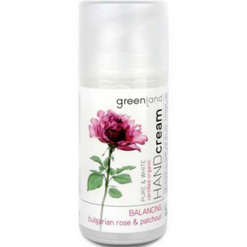 Купить - Greenland Pure & White Hand Cream Bulgarian Rose & Patchouli - Крем для рук Болгарская Роза-Пачули
