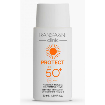 Купить - Transparent Clinic Protect SPF50+ Emulsion - Солнцезащитная эмульсия SPF50+