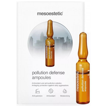 Купить - Mesoestetic Pollution Defense Ampoules - Антиоксидантные ампулы для защиты кожи от агрессивных факторов
