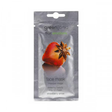 Купить - Greenland Fruit Emotions Face Mask Strawberry-Anise - Маска для лица ночная несмываемая Клубника-Анис