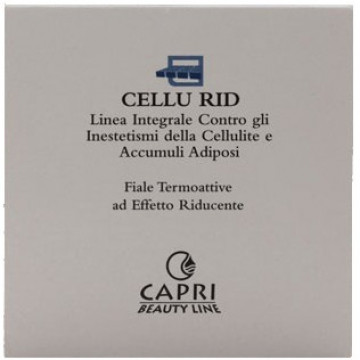 Купить - Capri Beauty Line CelluRid Reducing Effect Thermo-Active Phials - Антицеллюлитный концентрат с термоактивным действием