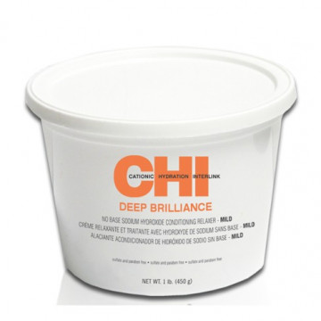 Купить - Chi Deep Brilliance No Base Sodium Hydroxide Conditioning Relaxer - Mild - Система выпрямления структурированного волоса - легкая 450 г