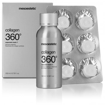 Купить - Mesoestetic Collagen 360º capsuled mask - Интенсивная омолаживающая маска Коллаген 360º