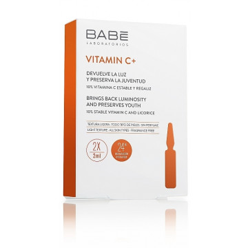 Купить - Babe Laboratorios Ampule Solution Vitamin C+ - Ампулы-концентрат для депигментации с антиоксидантным эффектом