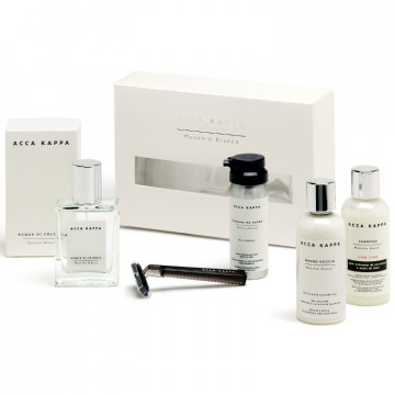 Купить - Acca Kappa White Moss Gift Set - Подарочный набор (EDC50+A/S/E100+SH100+S/G50 + станок)