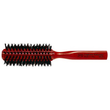 Купить - 3ME Maestri 3ME 0573 - Расческа с ручкой из бука с усиленной щетиной кабана Rigata d42mm