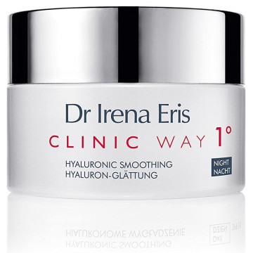 Купить - Dr. Irena Eris Clinic Way 1° Hyaluronic Smoothing Night Cream - Ночной крем для лица "Гиалуроновое разглаживание"