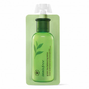 Купить - Innisfree The Green Tea Balancing Lotion Тravel size - Балансирующий лосьон с экстрактом зелёного чая