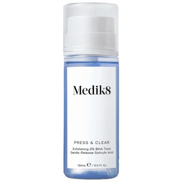 Купить - Medik8 Press&Clear Exfoliating 2% BHA Toner - Отшелушивающий тоник с салициловой кислотой для проблемной кожи