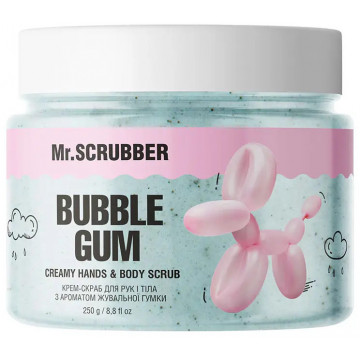 Купить - Mr.Scrubber Bubble Gum Creamy Hands & Body Scrub - Крем-скраб для рук и тела с ароматом жевательной резинки