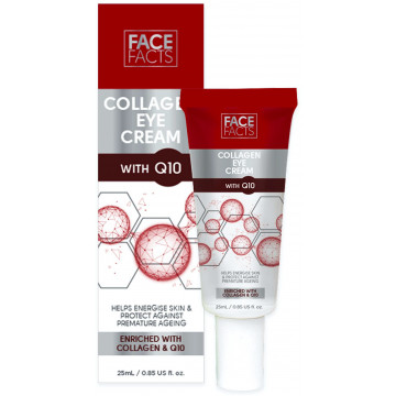 Купить - Face Facts Collagen Eye Cream With Q10 - Крем для кожи вокруг глаз с коллагеном и коэнзимом Q10