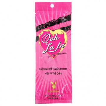 Купить - Playboy Ooh La La At The Mansion Extreme Hot Tingle Bronzer with Hi Def Color - Лосьон для загара с тингл-эффектом