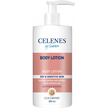 Купить - Celenes Cloudberry Body Lotion - Лосьон для тела с морошкой для сухой и чувствительной кожи