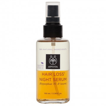 Купить - Apivita hair loss night serum with hippophae TC&laurel - Ночная сыворотка против выпадения волос с комплексом на основе облепихи и лавра 