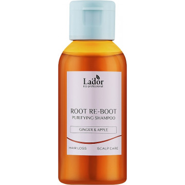 Купить - La'dor Root Re-Boot Purifying Shampoo Ginger & Apple - Шампунь от выпадения волос для чувствительной кожи головы