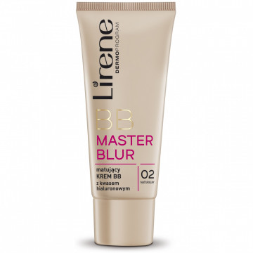 Купить - Lirene Master Blur Mattifying BB Cream - Матирующий тональный ВВ-крем с гиалуроновой кислотой