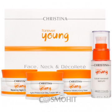 Купить - Christina Forever Young Face, Neck & Decollete Kit - Набор для лица, шеи и декольте